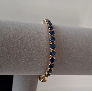 5mm Multi sapphires tennis bracelets